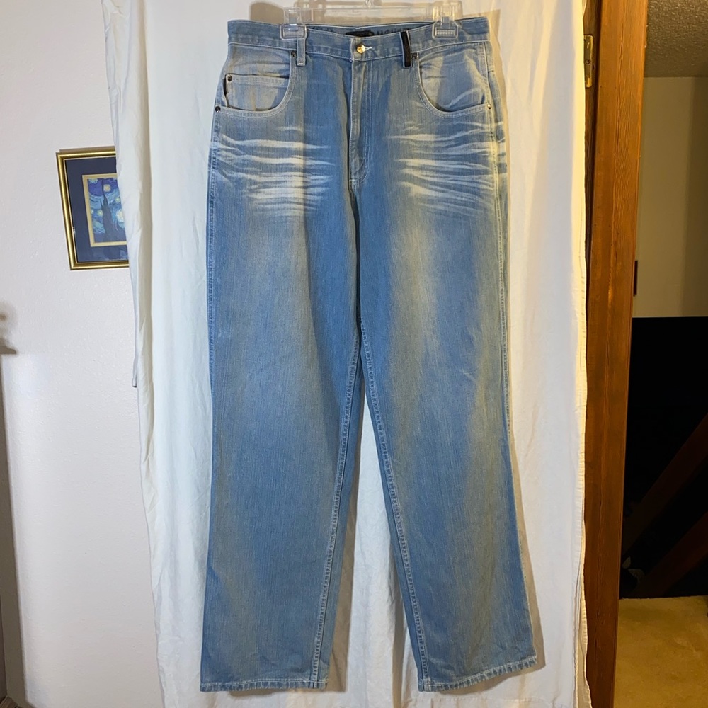 Air Jordan Light Denim Jeans. Size 34/34. Nike. Relaxed Baggy Fit